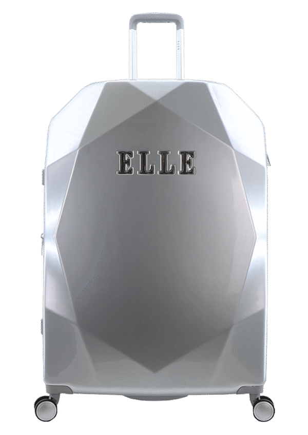 Large suitcase silver (Diamond).