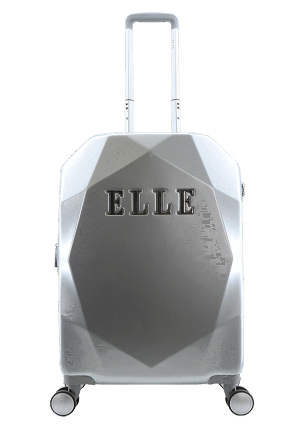 ELLE Diamond srebrna S 1 (EL45HA.49.23) Mała walizka srebrna (Diamond)