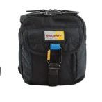 Shoulder bag with flap black