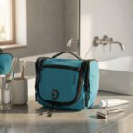 Duża kosmetyczka niebieska