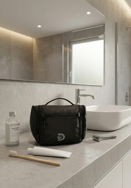 Duża kosmetyczka czarna