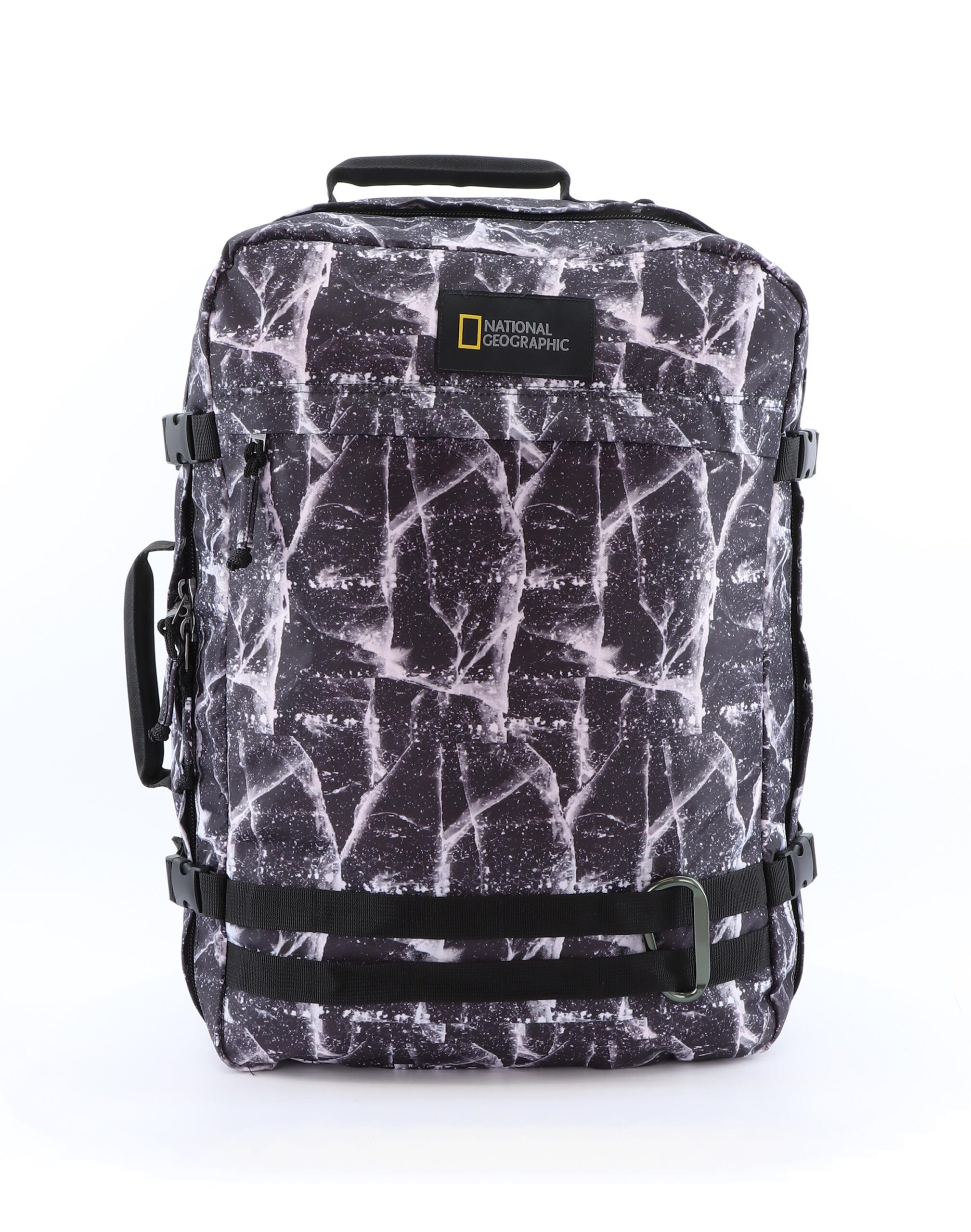 ◆NATIONAL GEOGRAPHIC◆ N233ATO550 Travel Tote Bag BLACK N23 Backpack - travel bag NG cracked - Navitor Poland