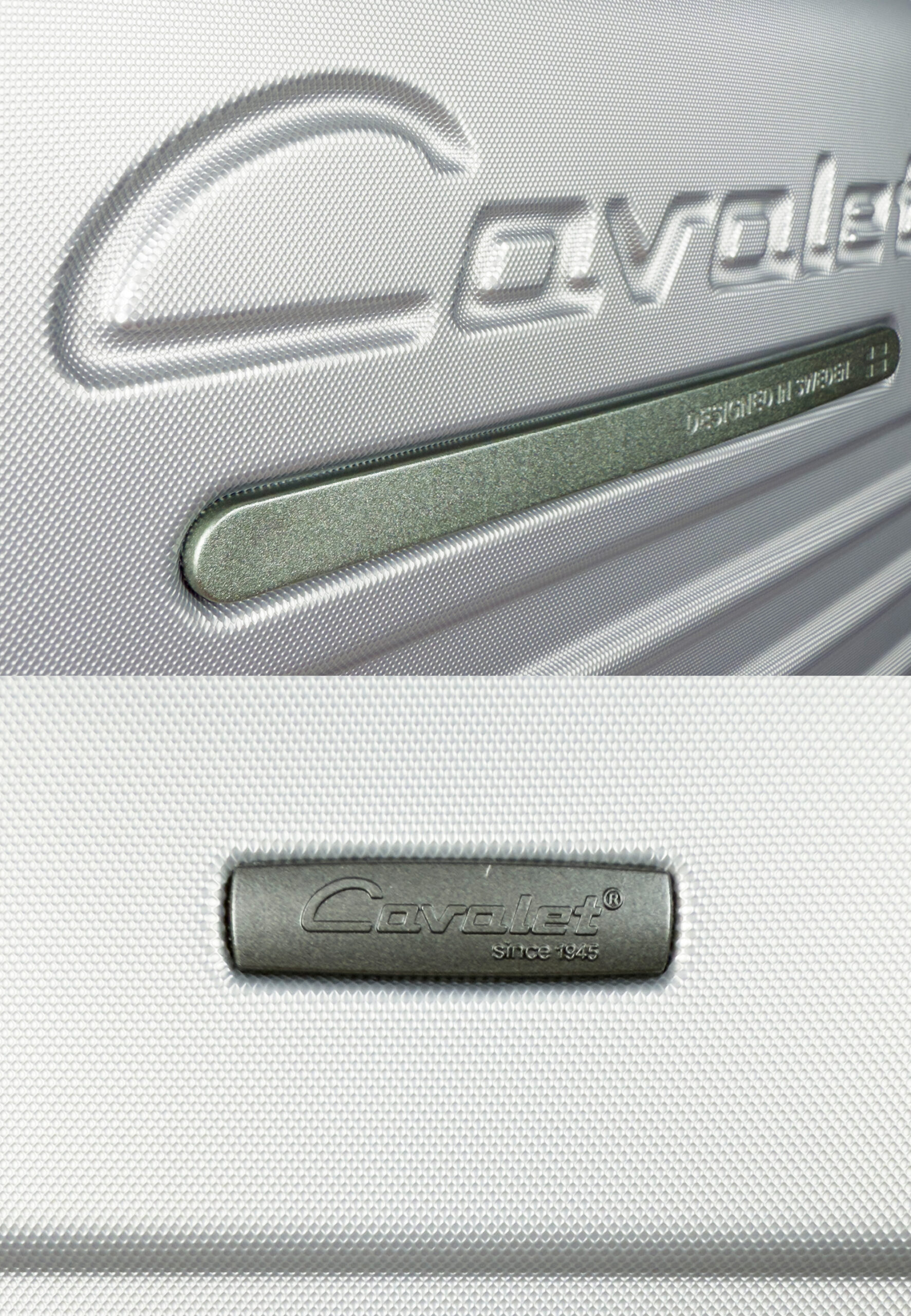 Medium suitcase silver (Pasadena) - Navitor Poland