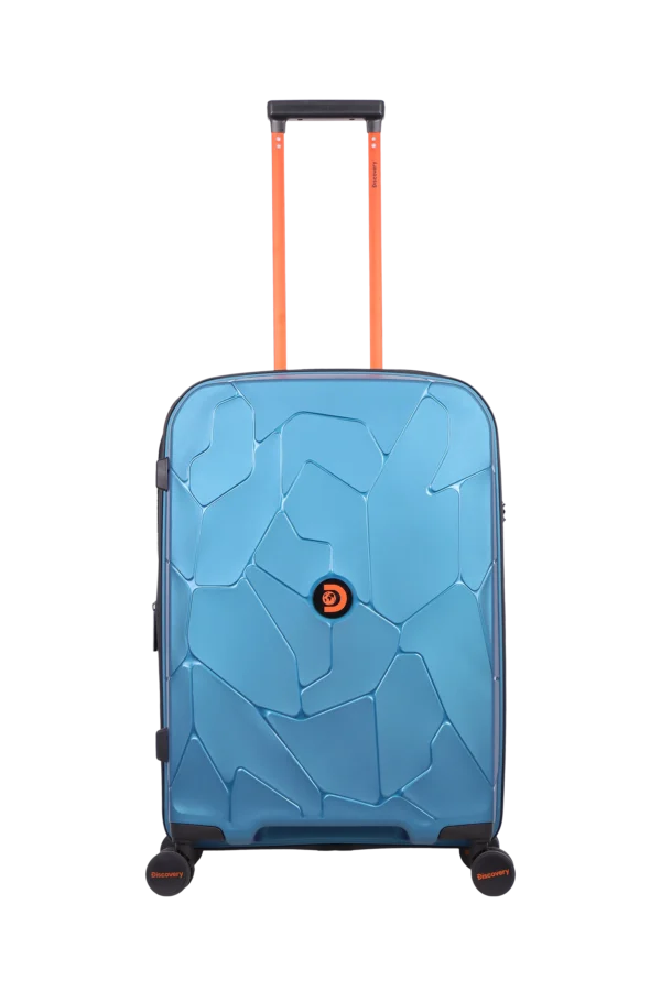 Średnia walizka Discovery Lava niebieska 70L