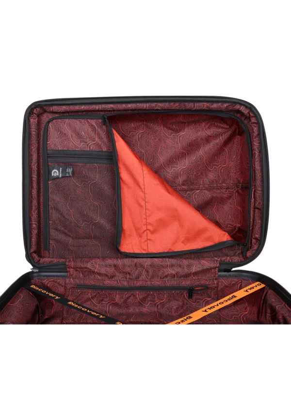 Średnia walizka Discovery Lava pomarańczowa 70L