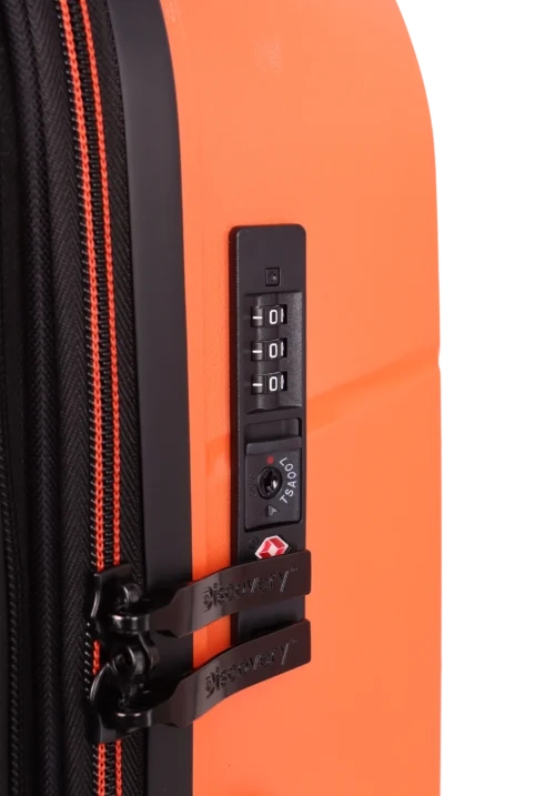 Średnia walizka Discovery Lava pomarańczowa 70L