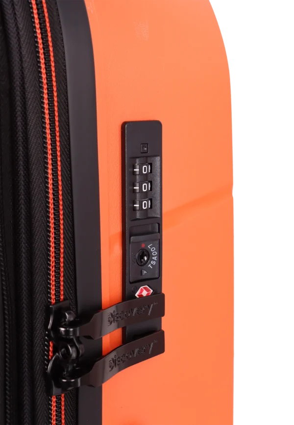 Średnia walizka Discovery Lava pomarańczowa 70L