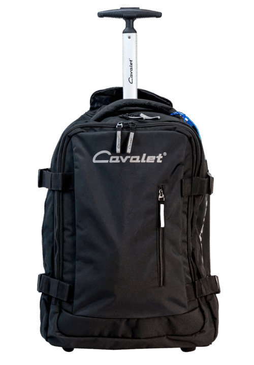 Cavalet CARGO black small suitcase backpack with wheels