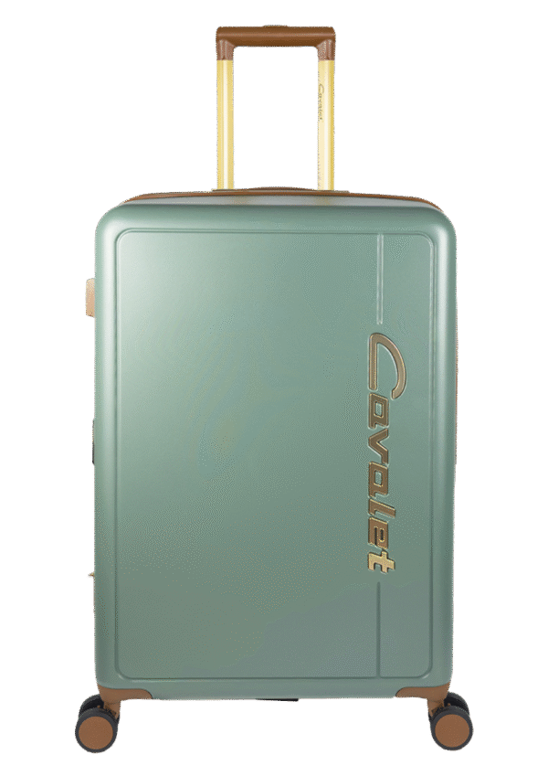 Średnia walizka zielona (Viken)