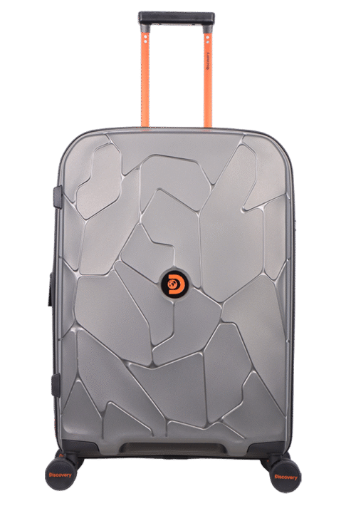 Średnia walizka Discovery Lava antracytowa 70L