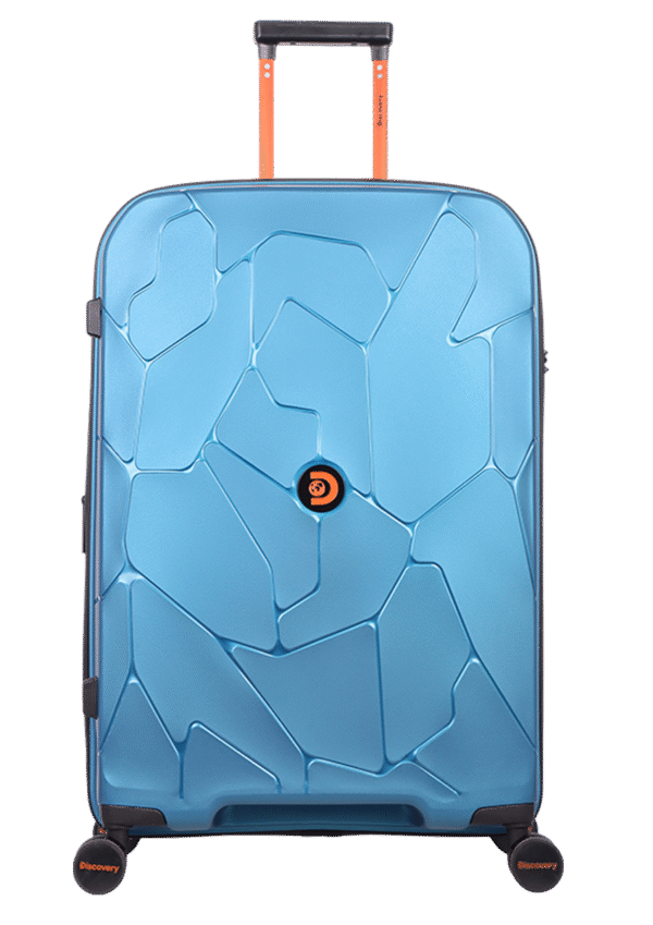 Large Discovery Lava suitcase – blue 112 L