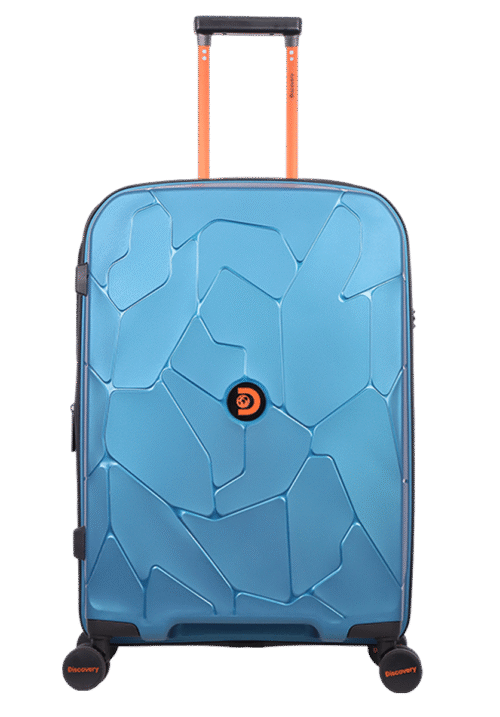 Średnia walizka Discovery Lava niebieska 70L