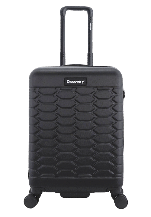 Small black cabin suitcase (REPTILE)