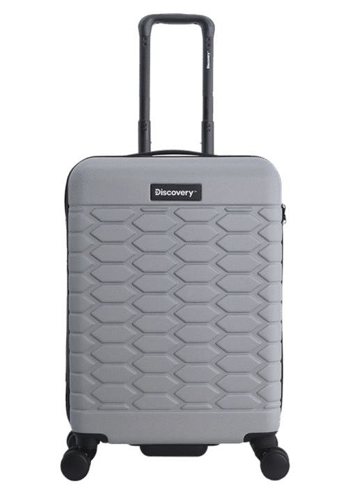 Discovery Reptile Srebrny S 1 Small cabin suitcase silver (Reptile)