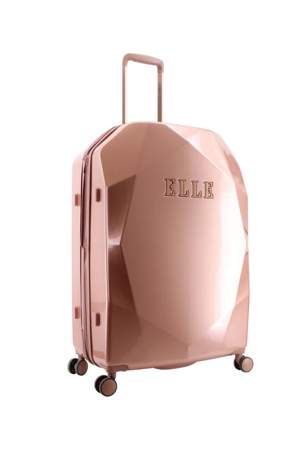 Duża walizka Elle Diamond EL45HA.71.13 - L (7) Duża walizka różowa (Diamond)