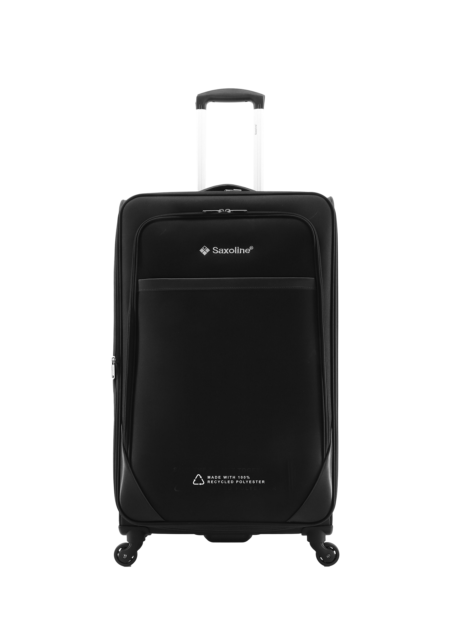 Large Saxoline Soft Suitcase Black 72L