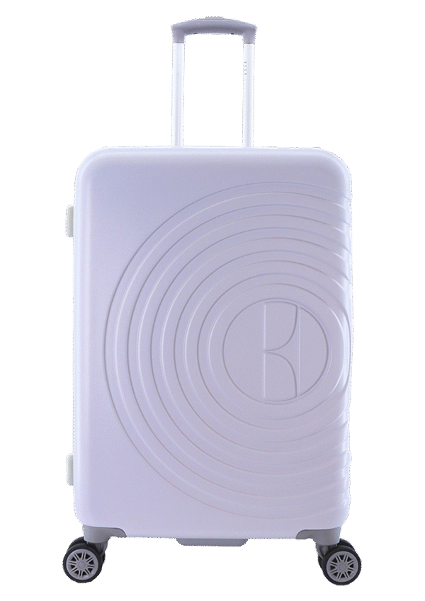 ELLE Debossed lilowy M 1 (EL39HA.60.04) Średnia walizka lilowy (Debossed)