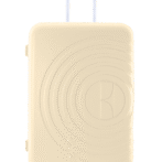 Medium suitcase white (Debossed)