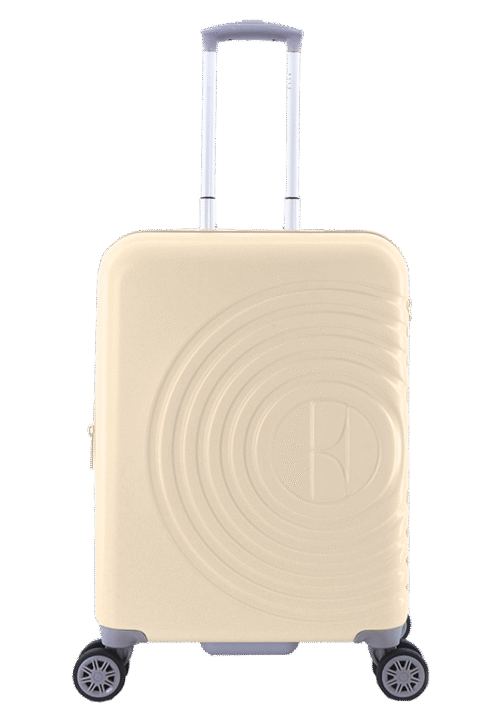 Mała walizka różowe złoto (Debossed)