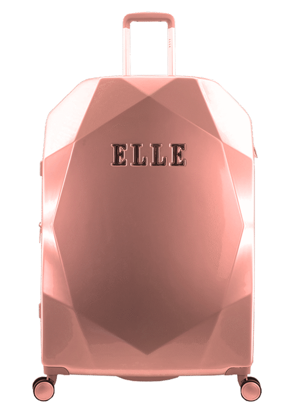 Duża walizka różowa (Diamond)