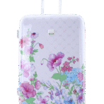 ELLE Flower biała M 1 (EL38HA.60.01) Medium suitcase white (Flower)
