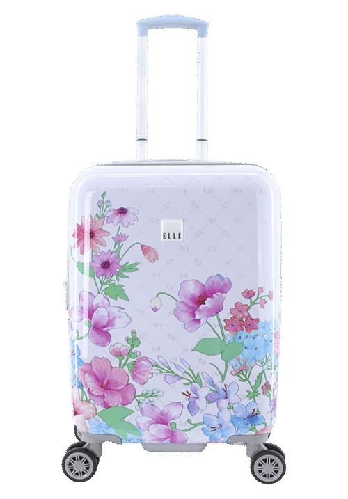 Mała walizka biała (Flower)