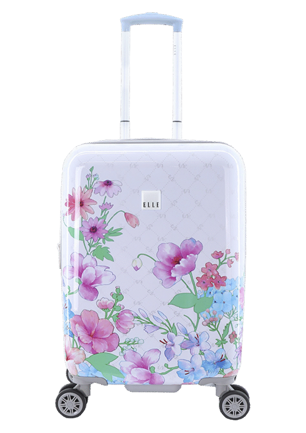 ELLE Flower biała S 1 (EL38HA.49.01) Mała walizka biała (Flower)