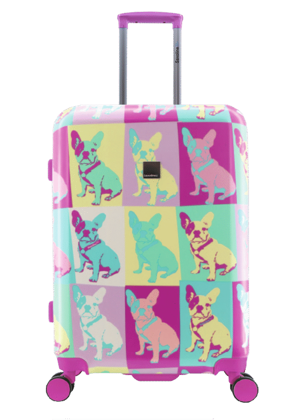 Średnia walizka Saxoline Bulldog Color 66L
