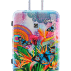 Średnia walizka Saxoline Butterfly 66L