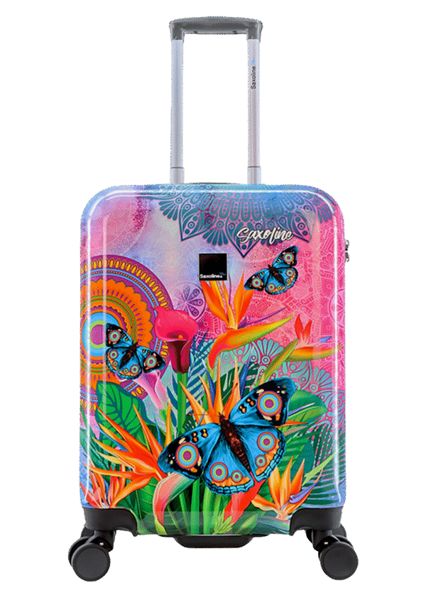 Mała walizka Saxoline Butterfly 34L