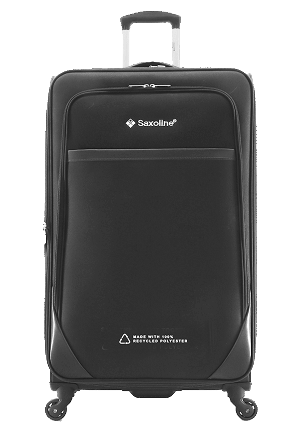 Large Saxoline Soft Suitcase Black 72L