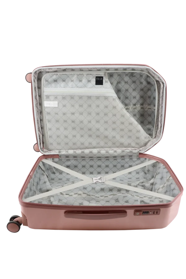 Średnia walizka Elle Diamond EL45HA.60.13 - M (10) Średnia walizka różowa (Diamond)