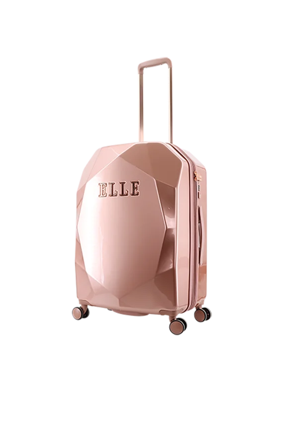 Średnia walizka Elle Diamond EL45HA.60.13 - M (2) Średnia walizka różowa (Diamond)