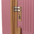 Cavalet Dalby Różowy L 5 (81075.85) Large Cavalet Dalby suitcase in pink — 114L