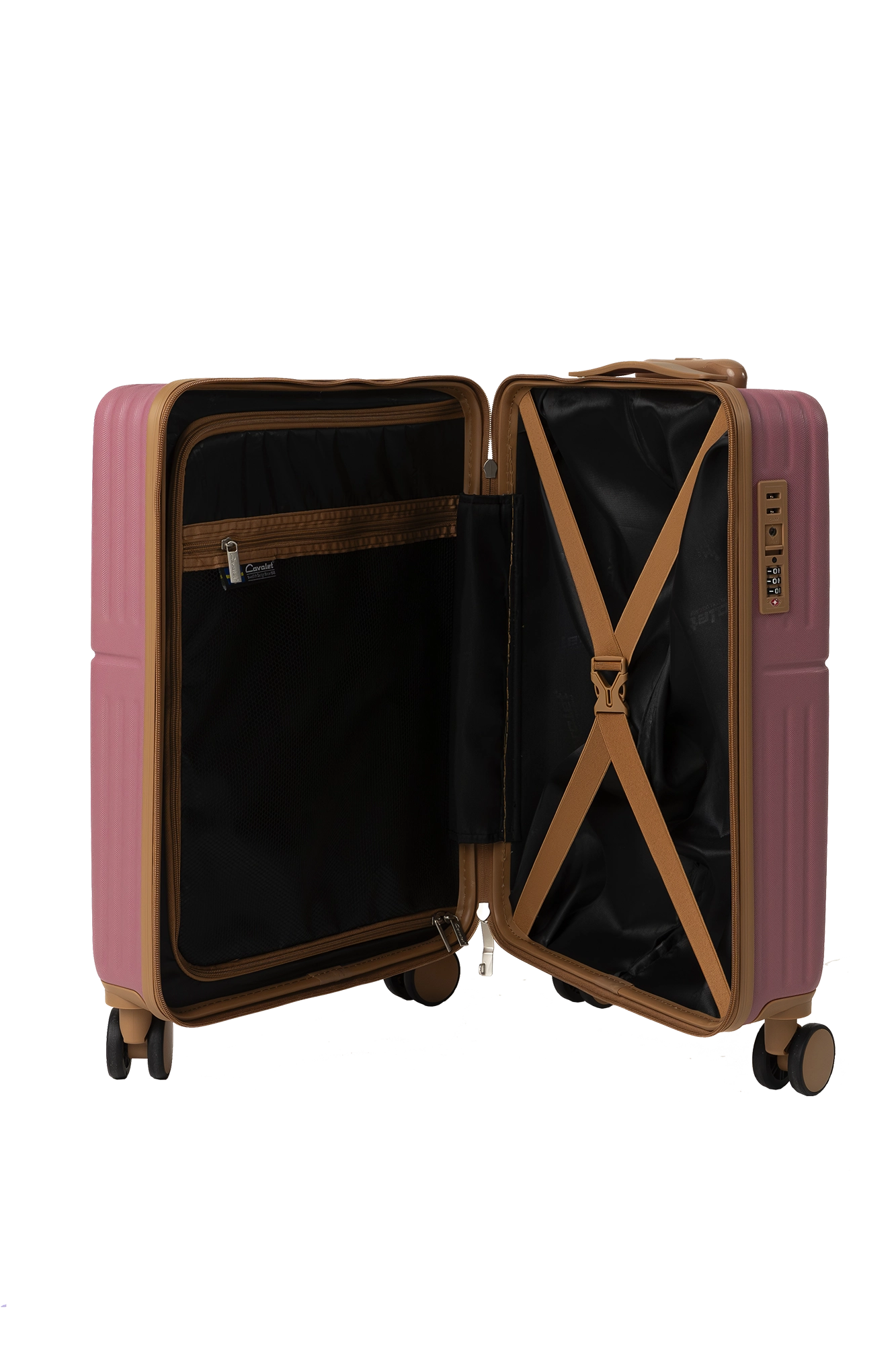 Small Cavalet Dalby suitcase, pink, 36L - Navitor Poland