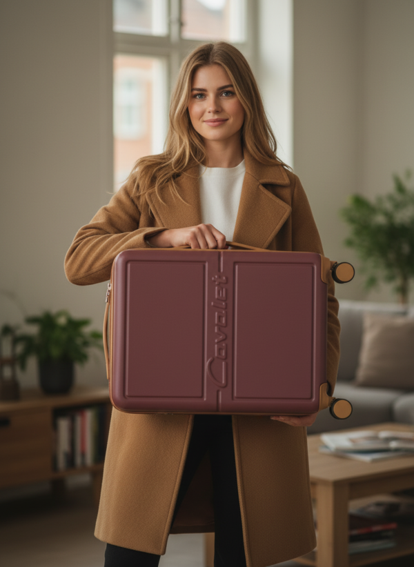 Mała walizka Cavalet Dalby różowa 36L