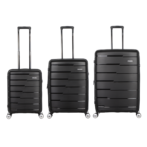 Duża walizka Saxoline Bliss czarna 118L