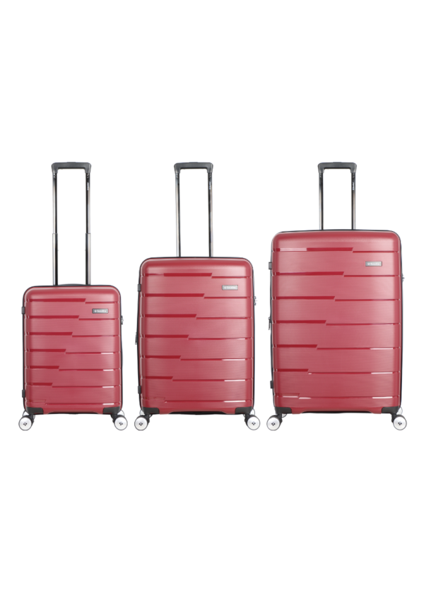 Duża walizka Saxoline Bliss bordowa 118L