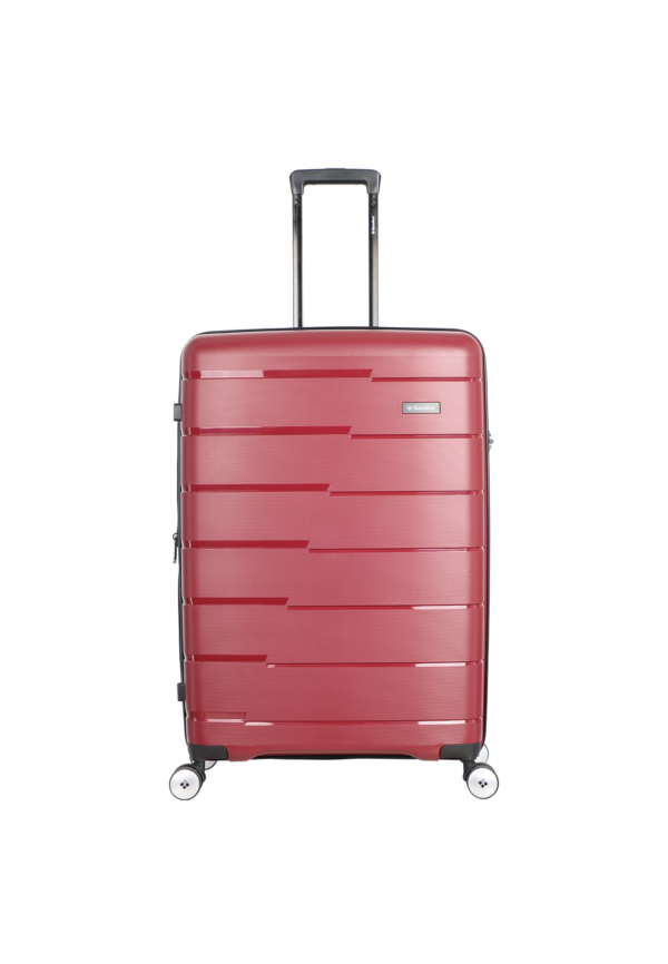 Duża walizka Saxoline Bliss bordowa 118L