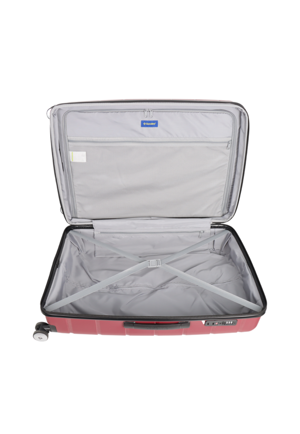 Duża walizka Saxoline Bliss bordowa 118L