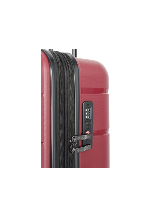 Duża walizka Saxoline Bliss bordowa 118L