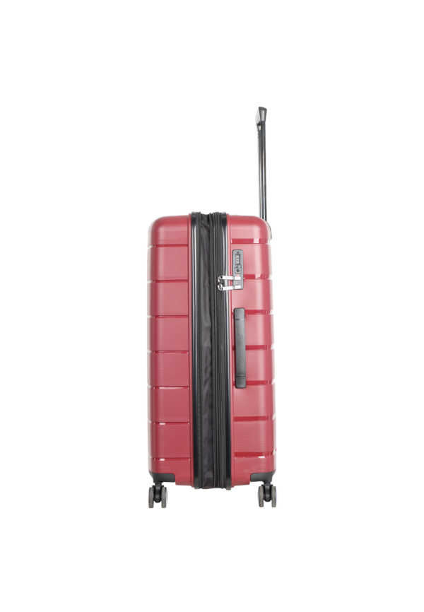 Duża walizka Saxoline Bliss bordowa 118L