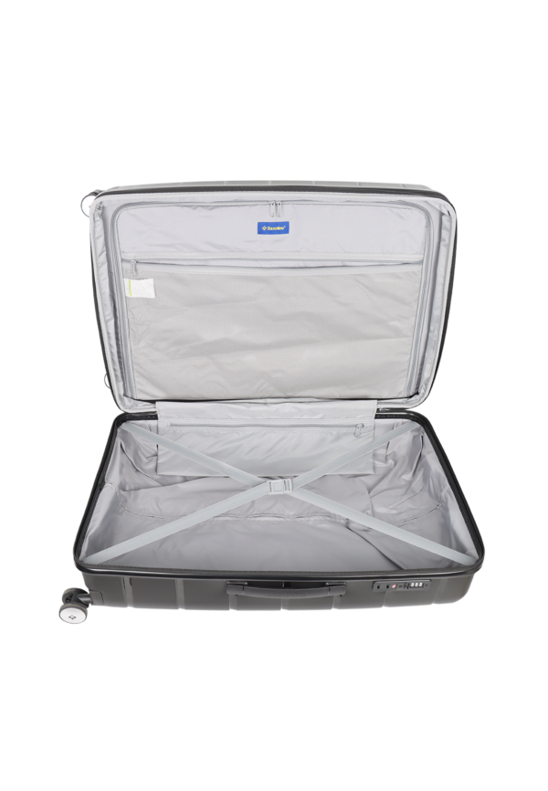 Duża walizka Saxoline Bliss czarna 118L