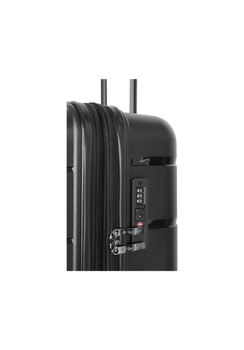 Duża walizka Saxoline Bliss czarna 118L