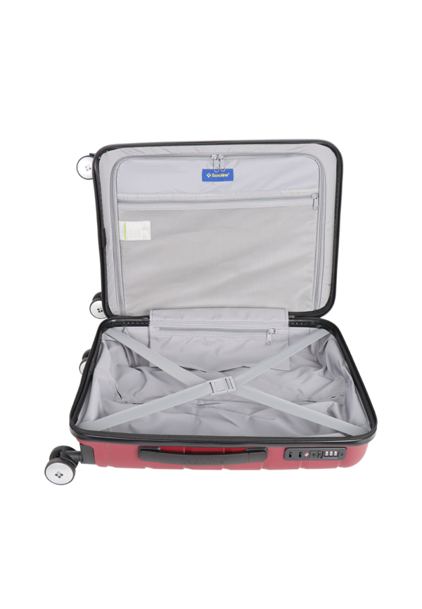 Mała walizka Saxoline Bliss bordowa 45L