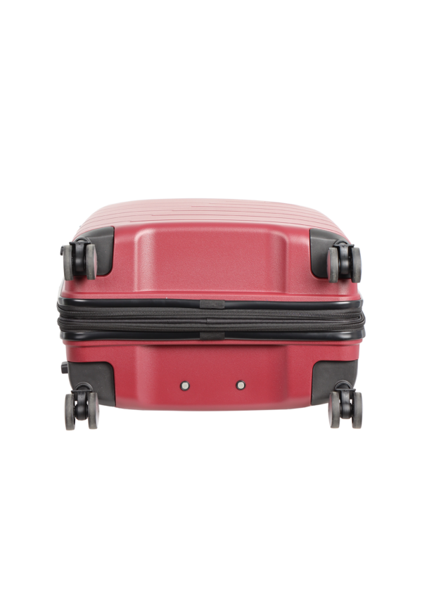 Średnia walizka Saxoline Bliss 73L bordowa