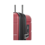 Średnia walizka Saxoline Bliss 73L bordowa