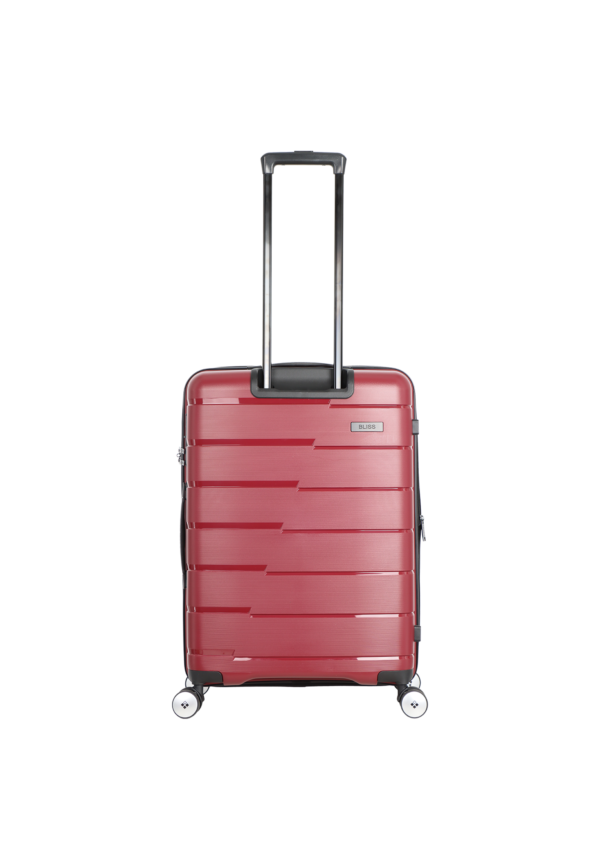 Średnia walizka Saxoline Bliss 73L bordowa