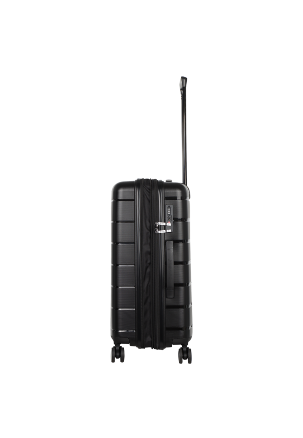 Średnia walizka Saxoline Bliss 73L czarna