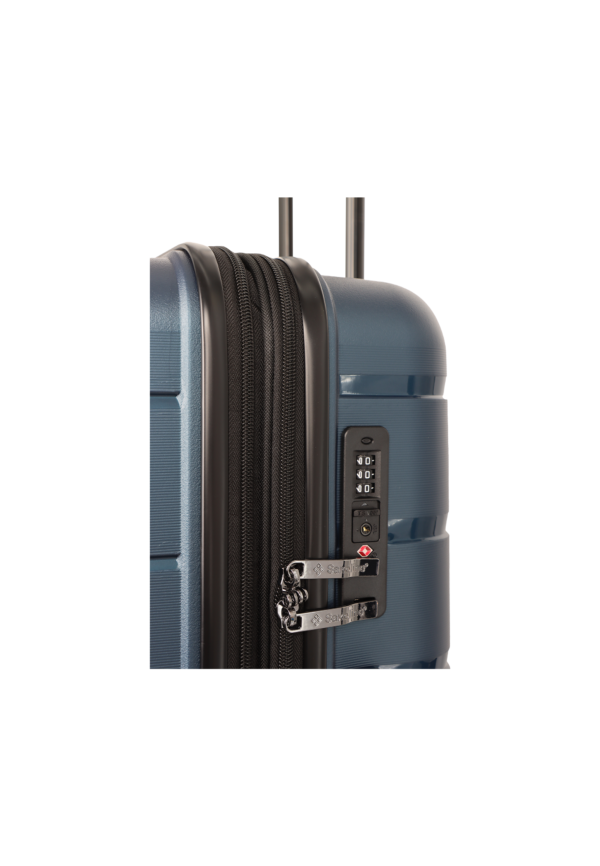 Średnia walizka Saxoline Bliss 73L navy